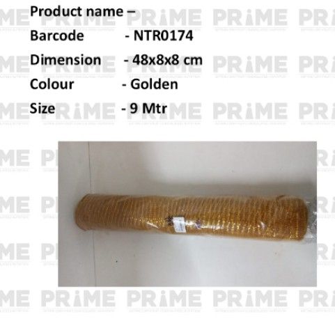 Golden Meshed Net Roll