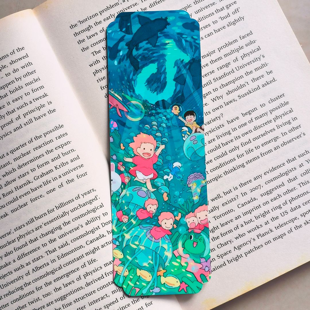 Ponyo bookmark