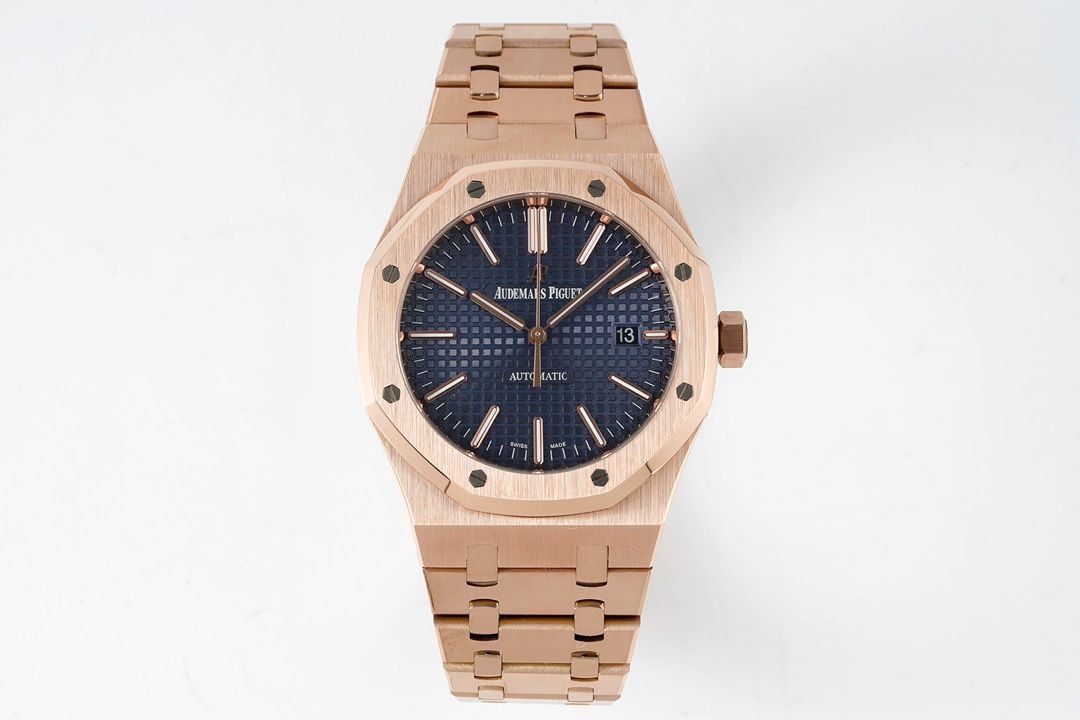 Audemars Piguet Royal Oak - Rose Gold with Blue Dial