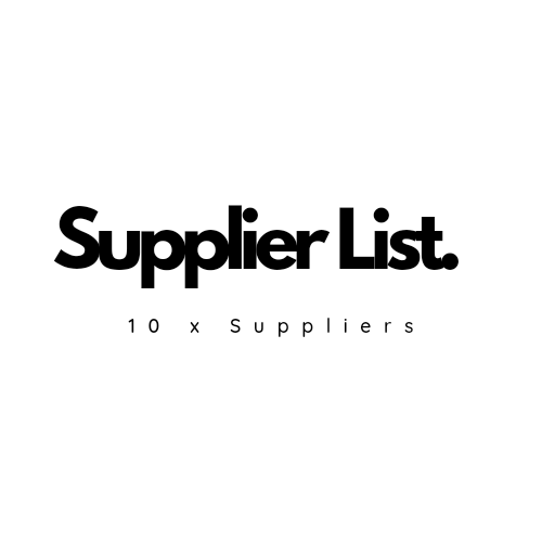 SUPPLIER LIST.