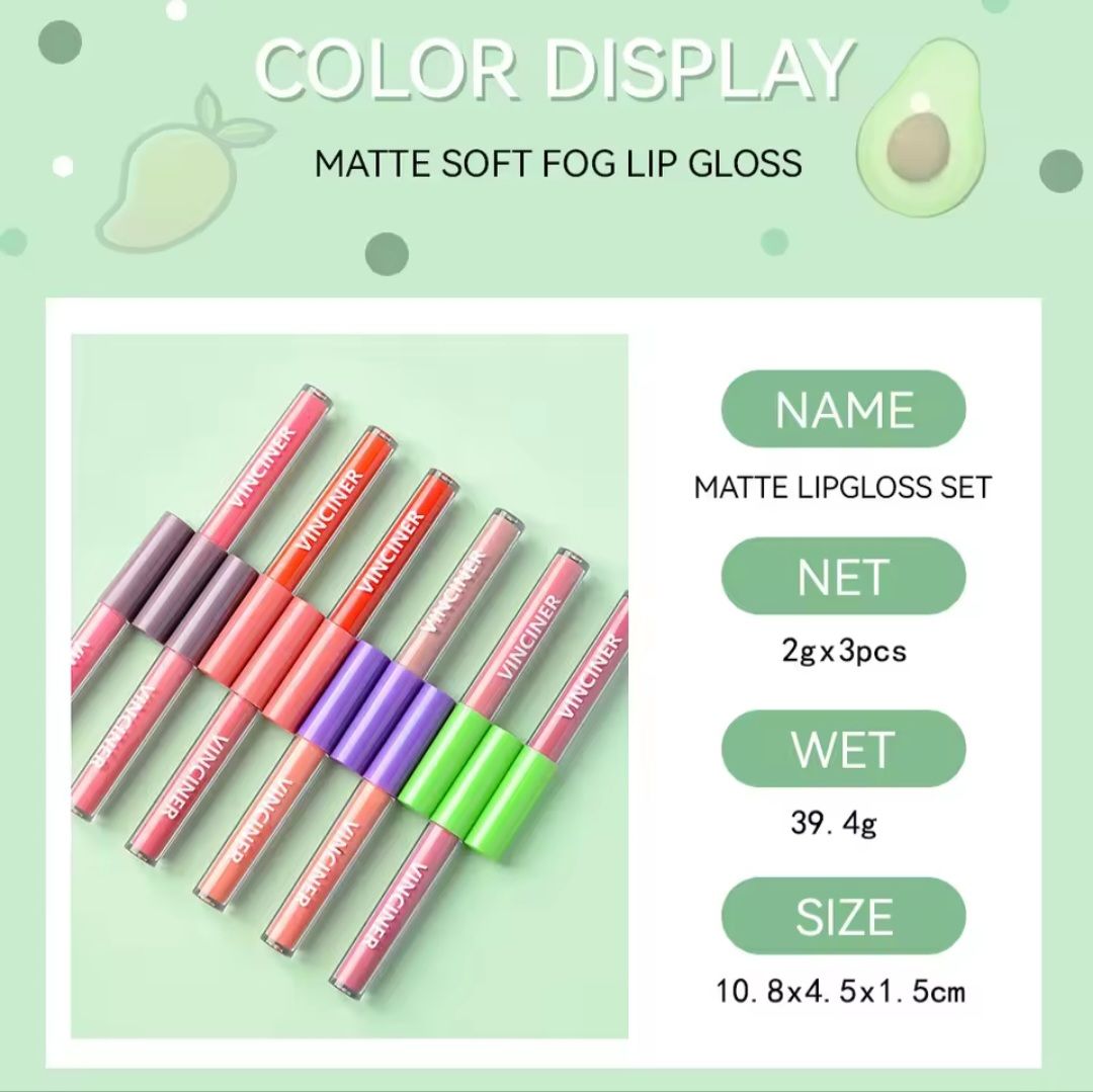 Matte Lip Gloss Set