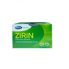 Zirin 10mg Caps (Cetirizine)