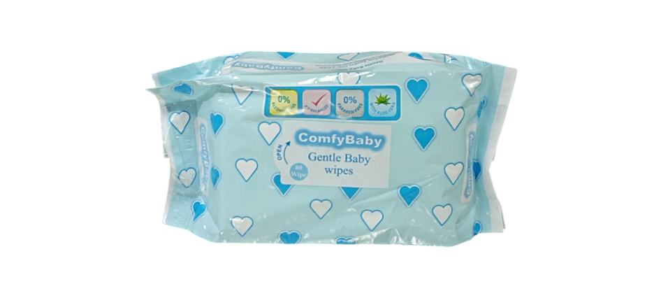 Gentle baby (80) wipes comfy baby box