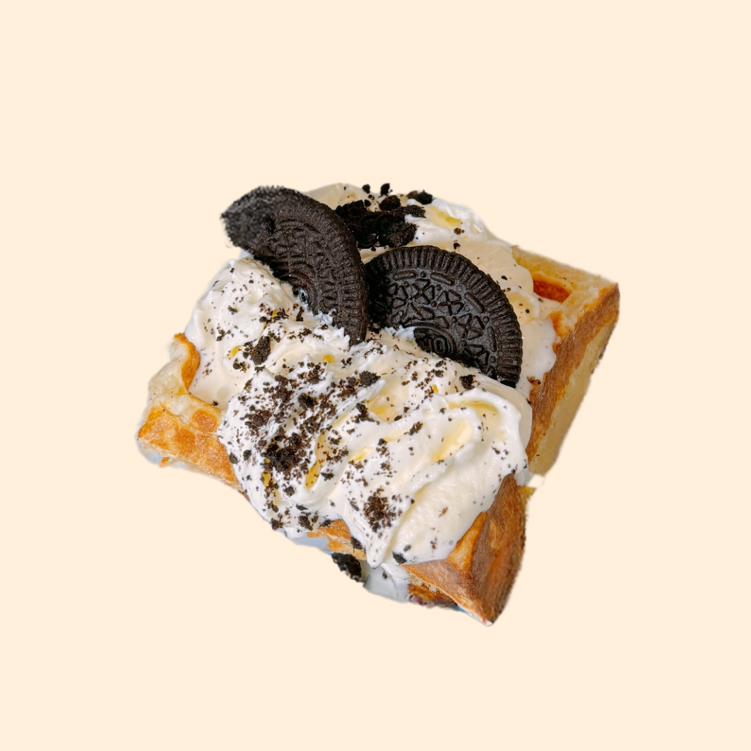 Cookies&cream mochi waffle