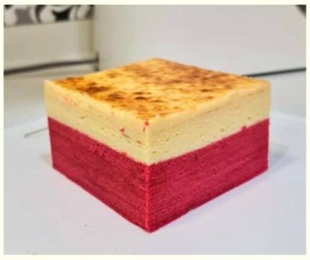 Kek Lapis Redvelvet Cheese - cube