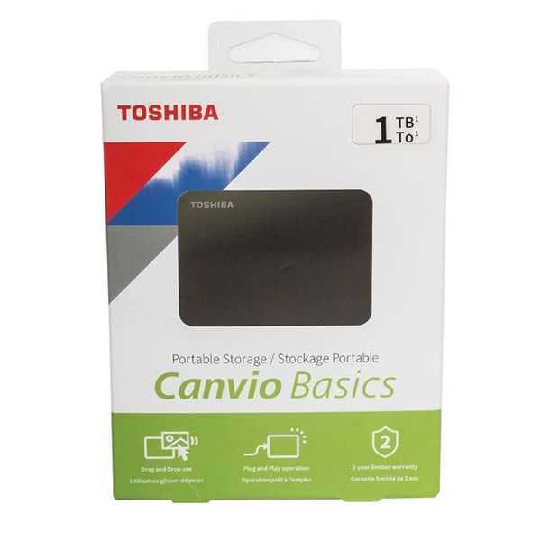 TOSHIBA 1TB EXTERNAL  HARD DRIVE