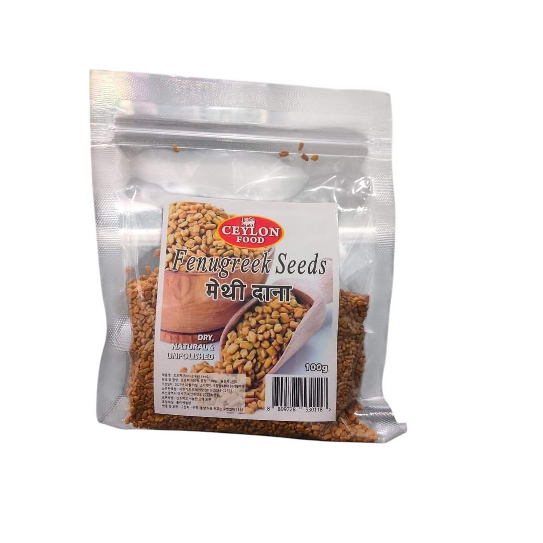 Ceylon Food Fenugreek Seeds 100g