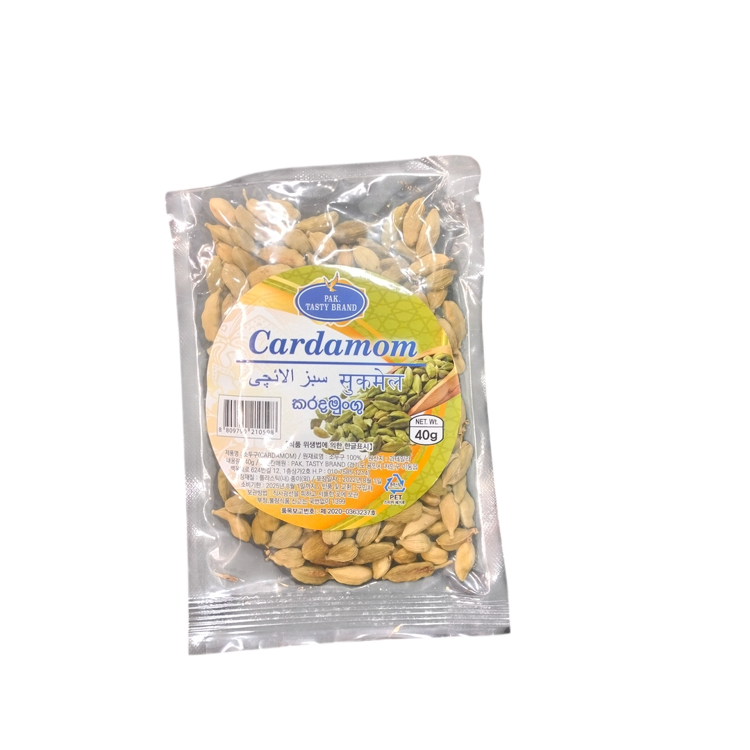 Pak Tasty Brand Green Cardamoms 40g