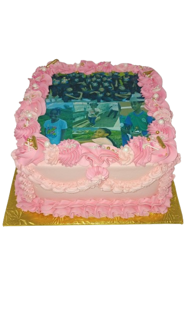 8-inch Double Layer Square Cake