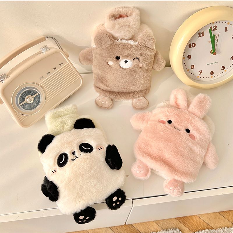 Botella Termica Portatil Agua Caliente <Cute Animal Stuffed Plush>  •ﻌ•