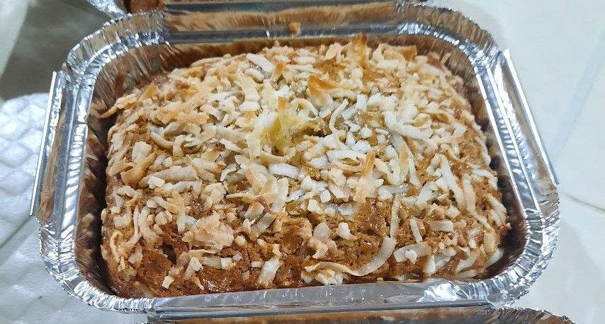 Coconut Flakes Banana Bread 