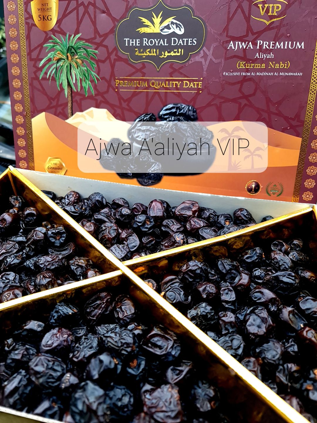 Kurma Ajwa Aaliyah VIP 5kg