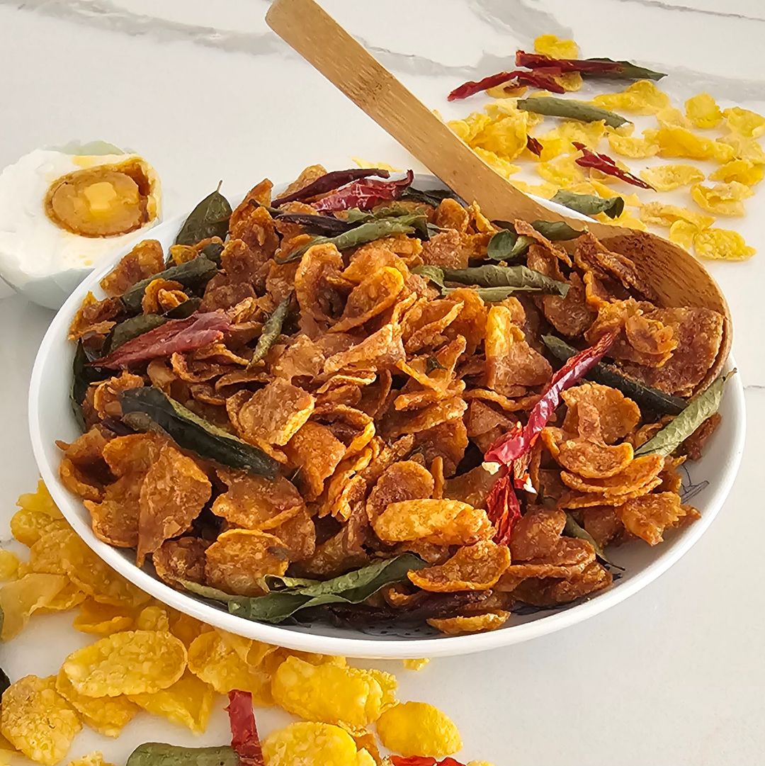 Salted Egg Yolk Cornflakes Crunch