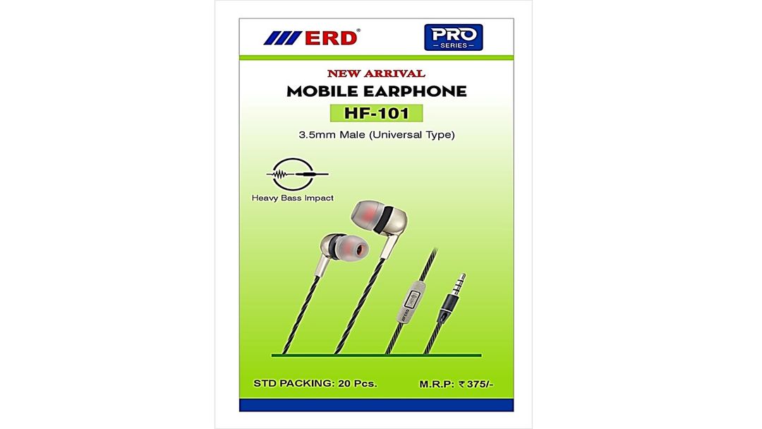  ERD HF-101 EARPHONE - GREY