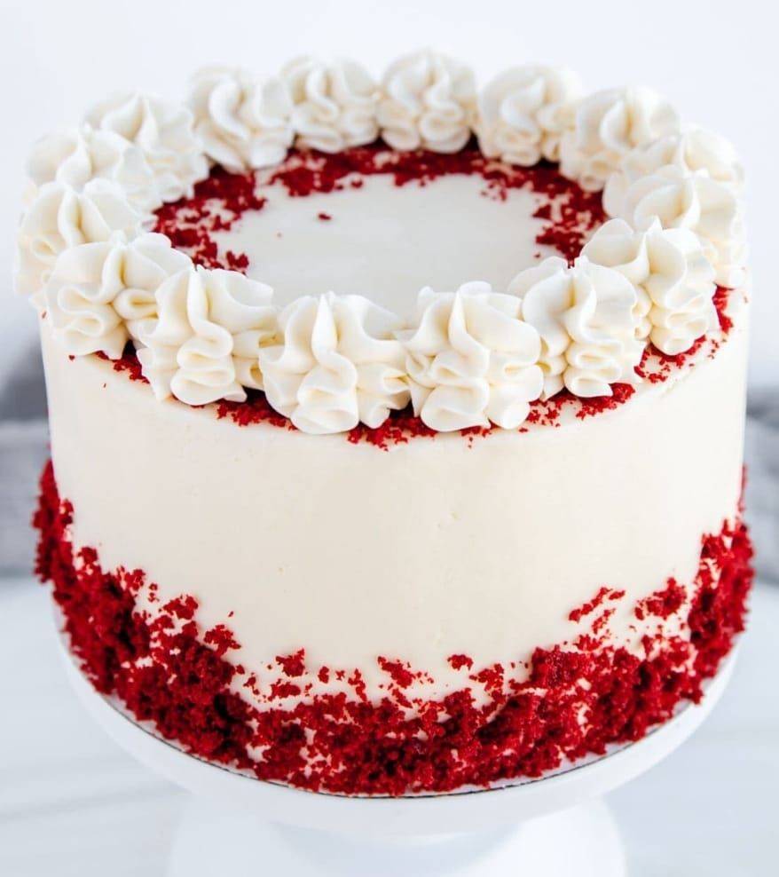 Double layered Red Velvet Cake 