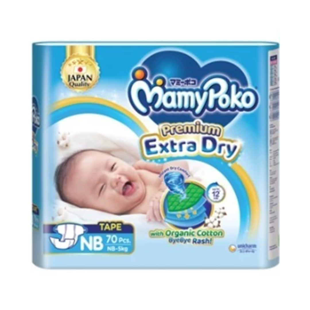 MAMY POKO EXTRA DRY NEWBORN TAPE 44'S