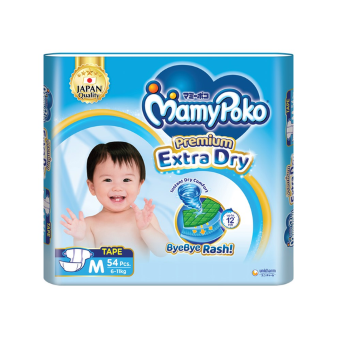 MAMY POKO EXTRA DRY TAPE M 54PCS