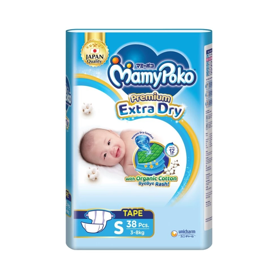 MAMY POKO EXTRA DRY TAPE S 38PCS