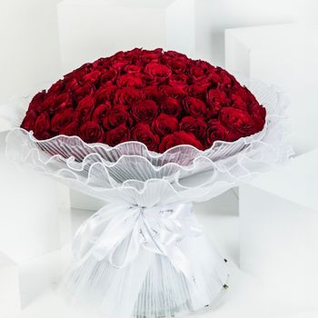 Red roses bouquet 101 / باقة ورد أحمر 101