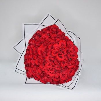 Red roses bouquet 103 /  Red roses bouquet 103 باقة ورد أحمر 103