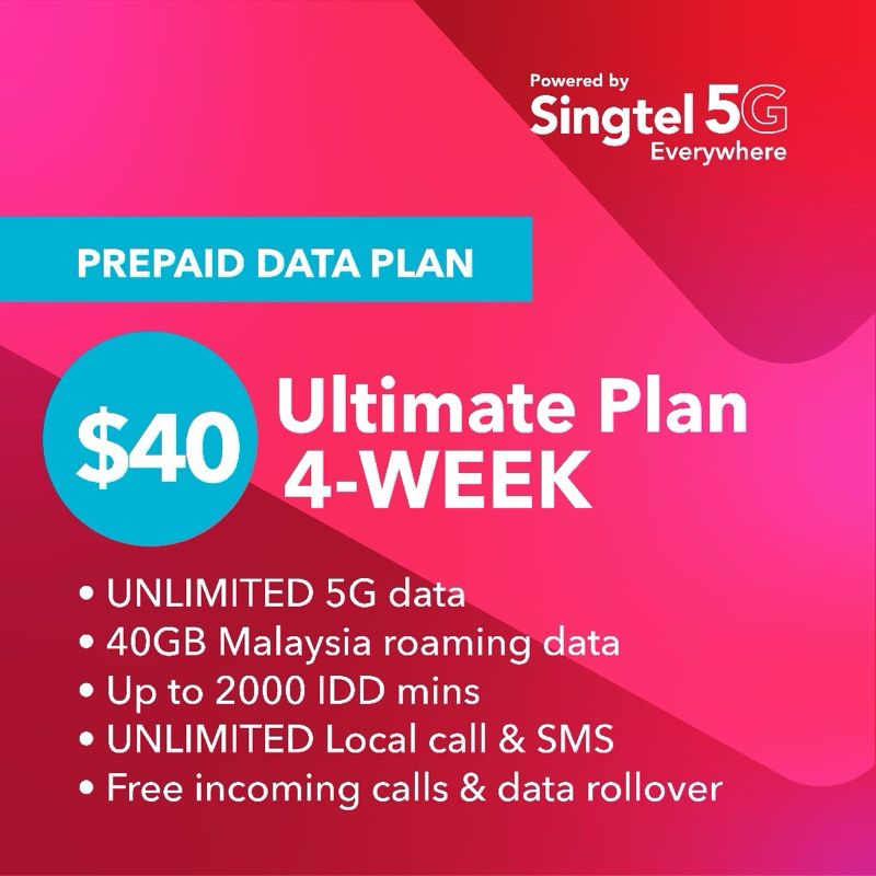 SingTel 5G $40 Ultimate Plan