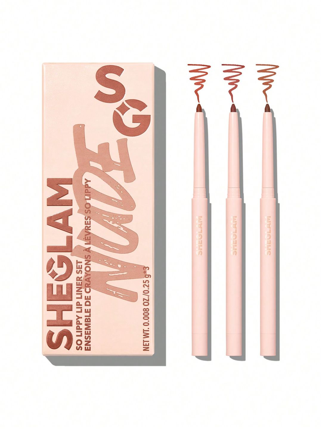 SHEGLAM So Lippy Lip Liner Set - Au Naturel