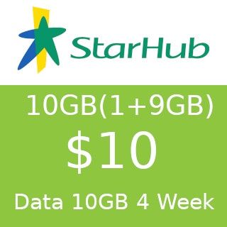 Starhub $10 10GB Data Plan 