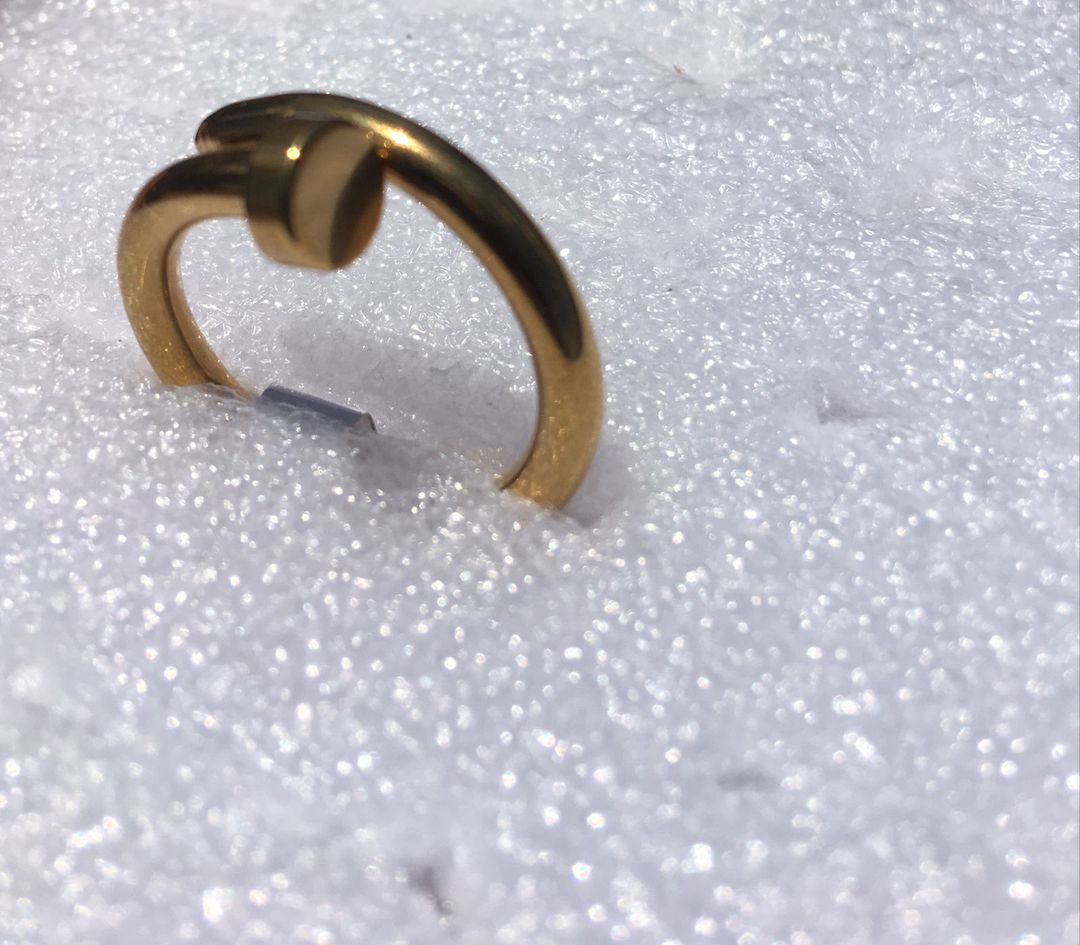 Gold Nail Ring