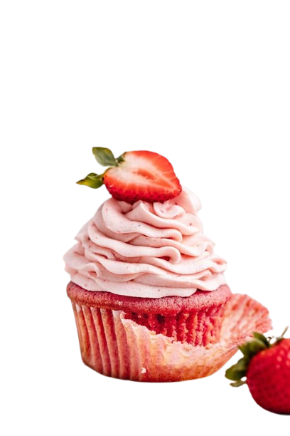 Strawberries N' Cream Cupcake