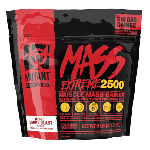 MUTANT MASS EXTREME 2500 6LBS JACKED BERRY BLAST