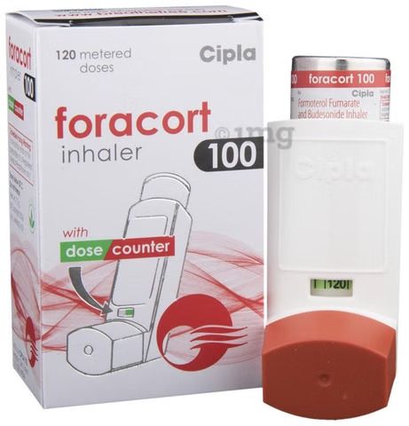 Formoterol Budesonide Inhaler - Formoterol (6mcg) + Budesonide (100mcg)