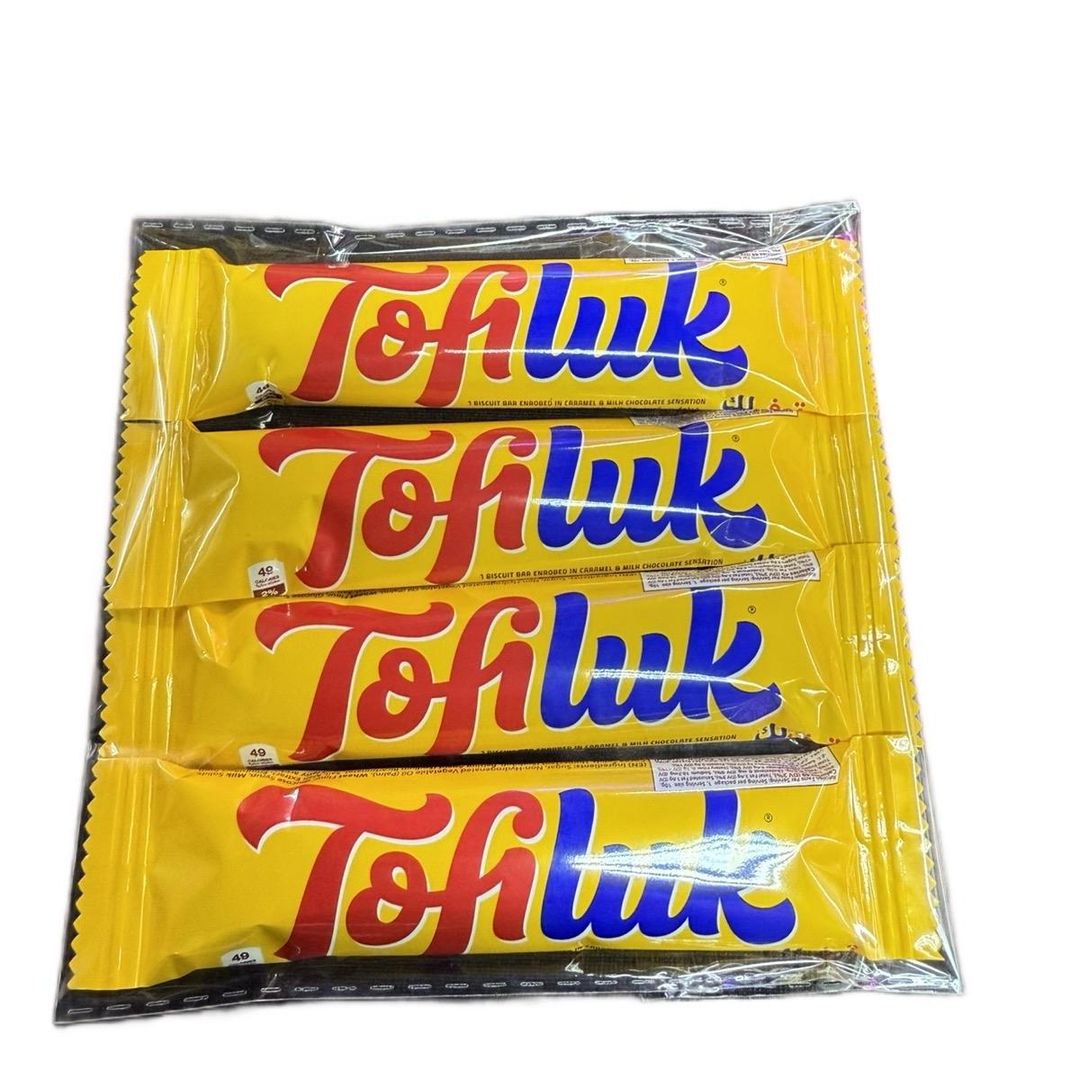 Tofiluk Caramel and Milk Chocolate Bar 10g