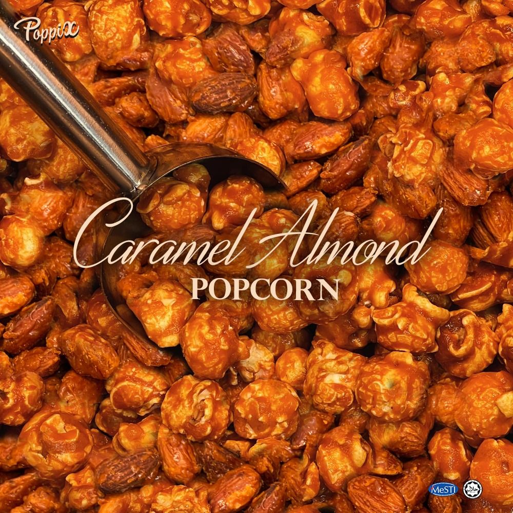 Almond Caramel Popcorn