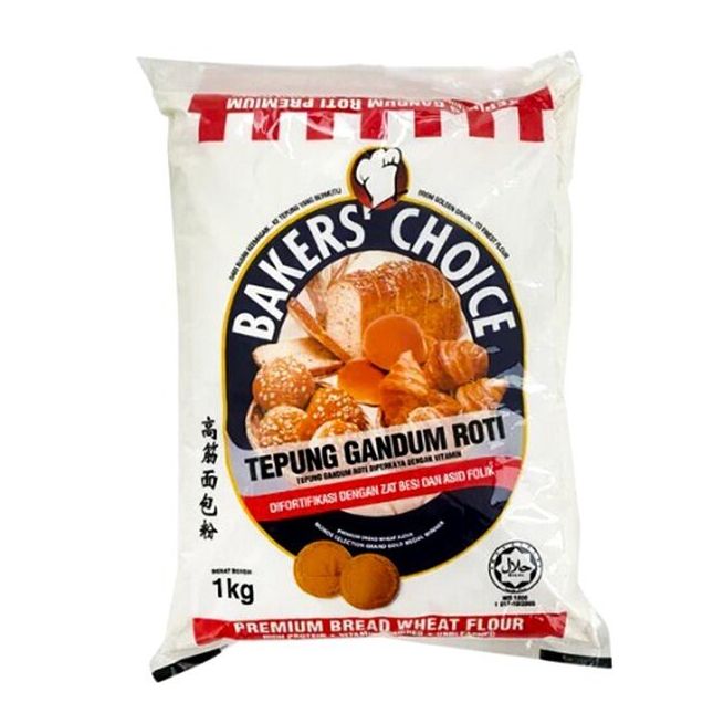 Tepung Gandum Roti Baker's Choice 1kgx10