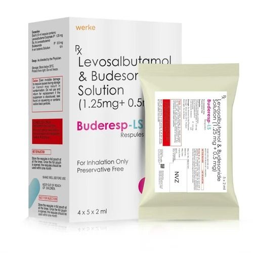 Budesonide 0.5mg + Levosalbutamol 1.25mg Inhalation Solution