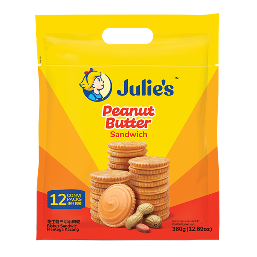 JULIES PEANUT BUTTER SANDWICH 360G