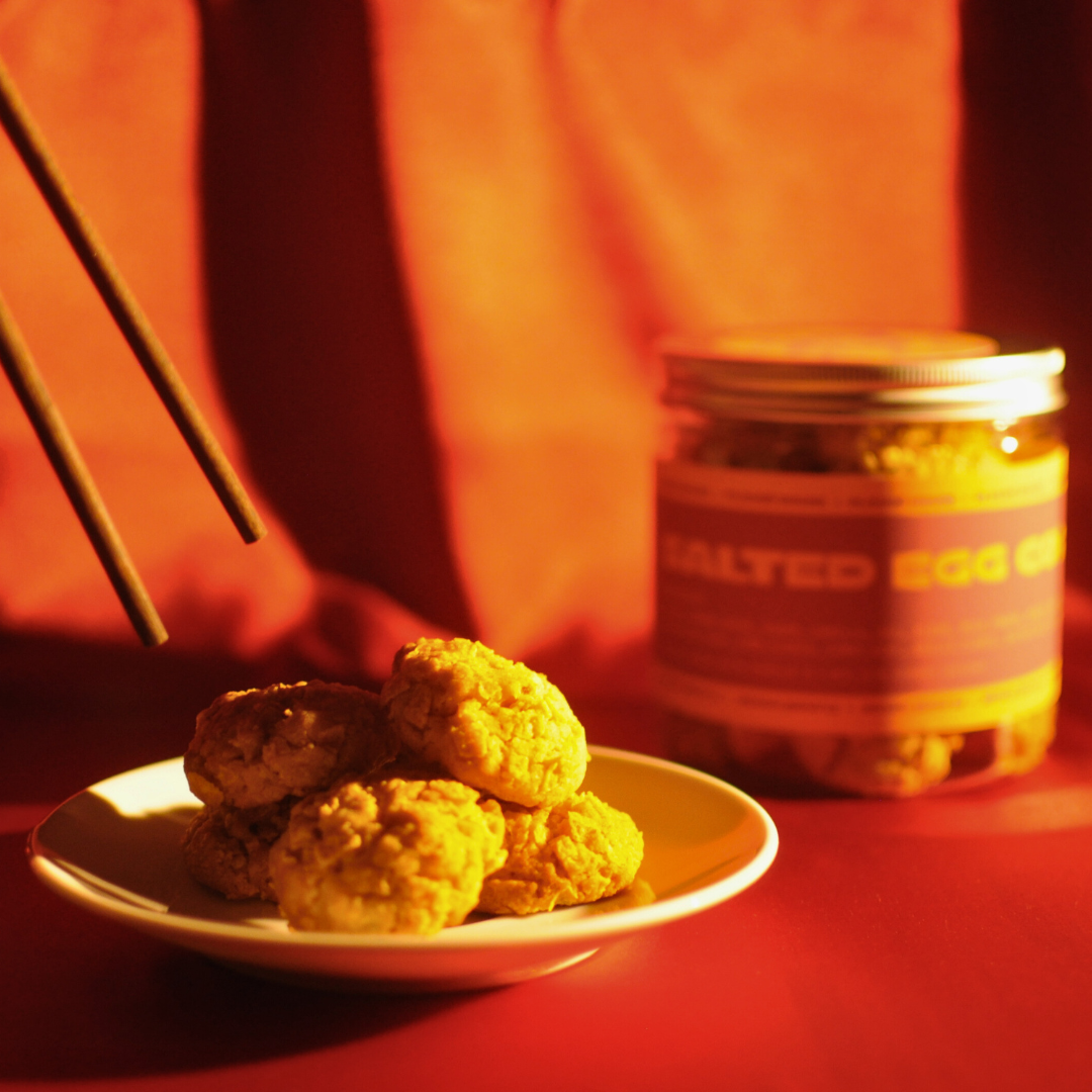 [CNY 2025] Salted Egg Yolk Cornflake Cookie