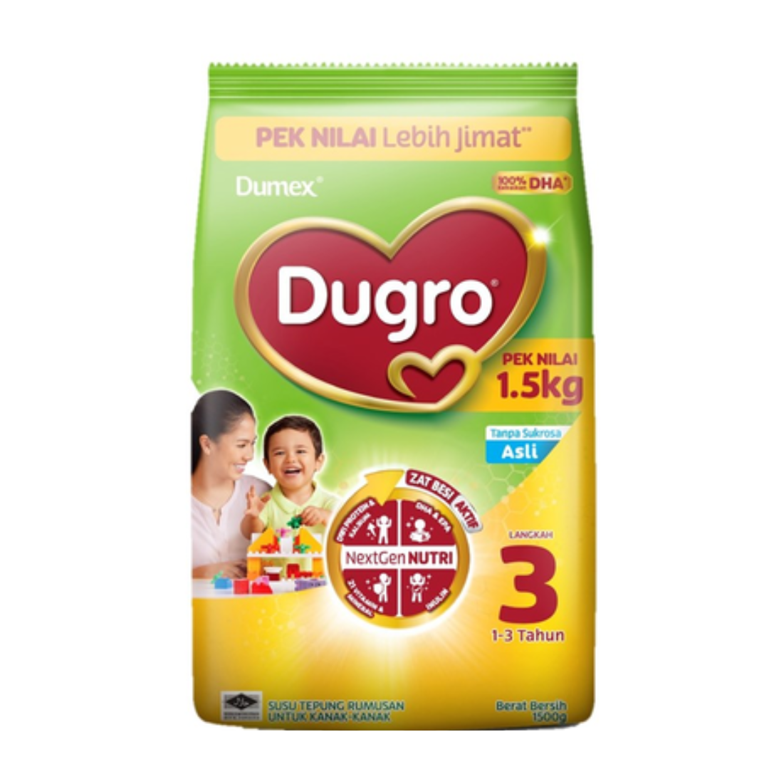 DUMEX DUGRO ASLI LANGKAH 3 1.5KG