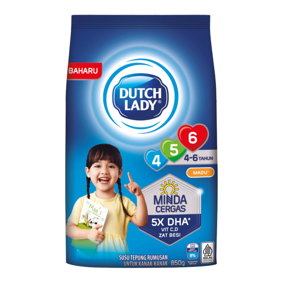 DUTCH LADY 4-6 TAHUN MADU 850G