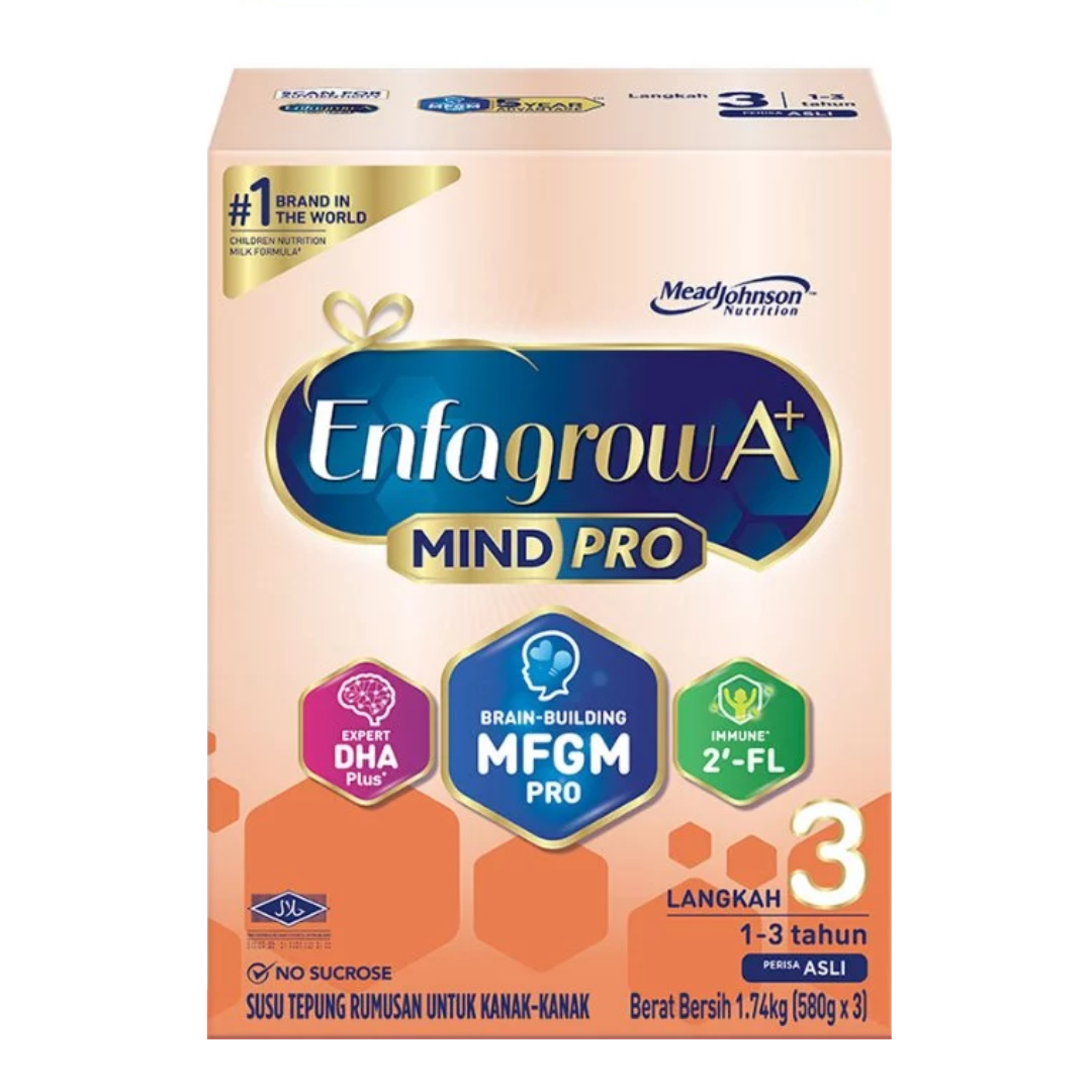 ENFAGROW A+ MINDPRO ASLI LANGKAH 3 1.74KG