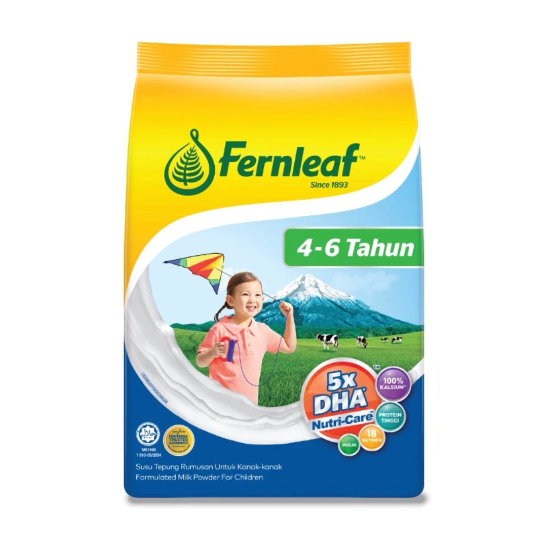 FERNLEAF 4-6 TAHUN MILK POWDER 850G