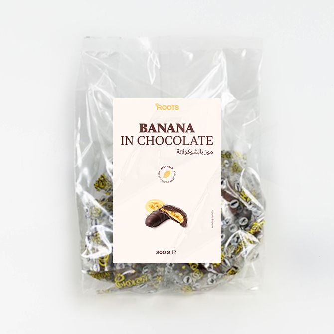 Roots Banana in Chocolate 200g