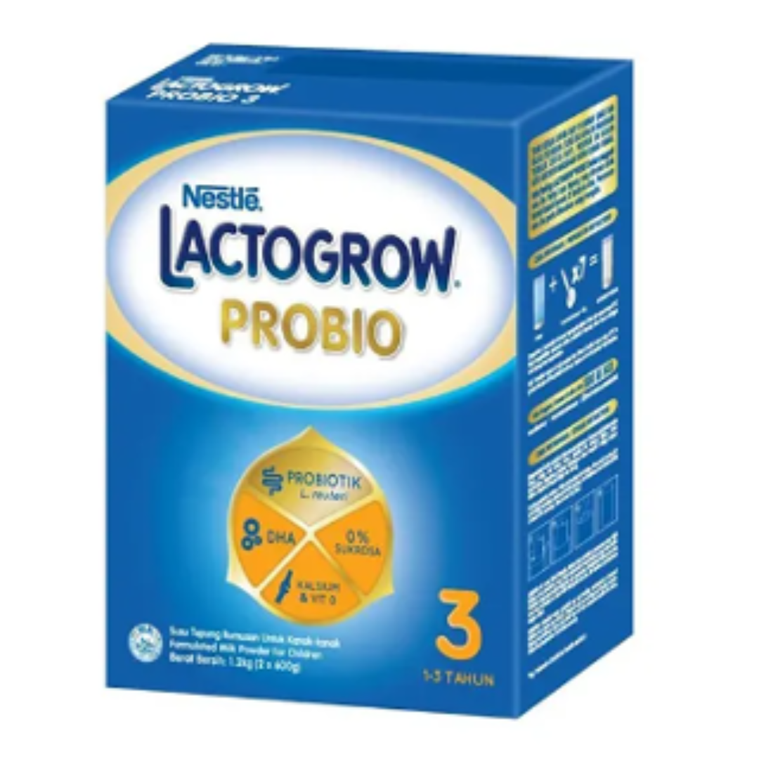 LACTOGROW PROBIO 3 1-3 TAHUN 1.2KG