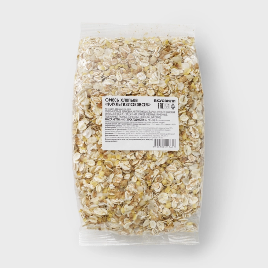 VkusVill Multigrain Flakes Mix 400g