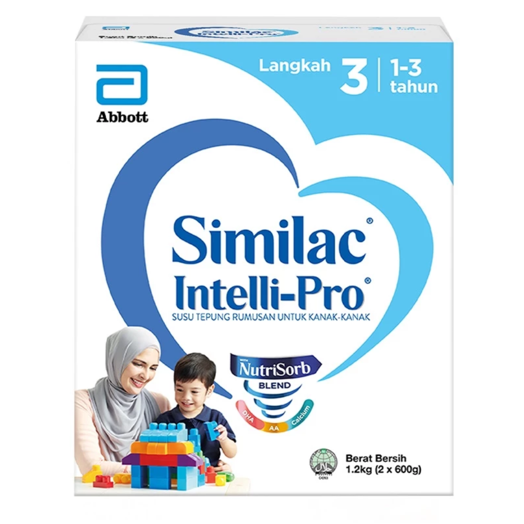 SIMILAC INTELLI-PRO LANGKAH 3 1.2KG