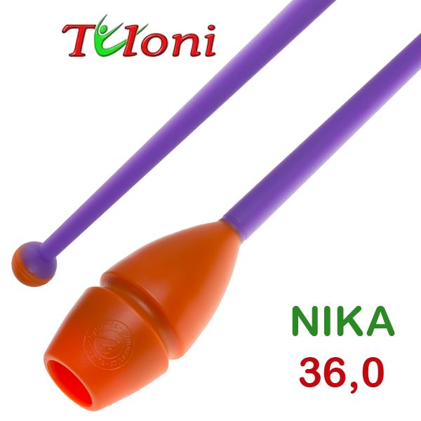 TULONI | Clubs Connectable 36cm mod. Nika bi-col. Orange x Purple Art. T0226