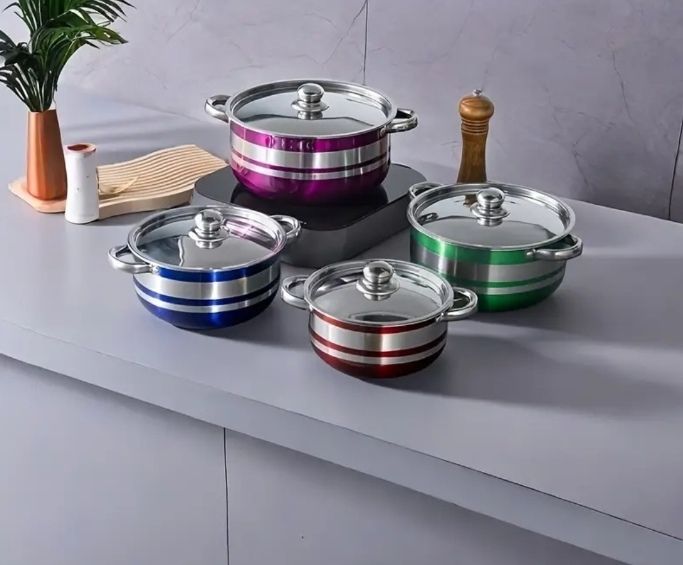 10pcs Stainless steel Cooking set