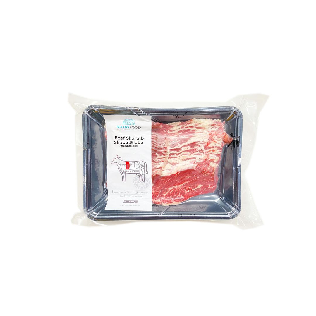 Frozen Barley Fed Shortrib Shabu 300g