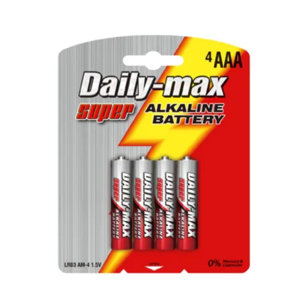 DAILY MAX BATTERY AAA 4BIJI