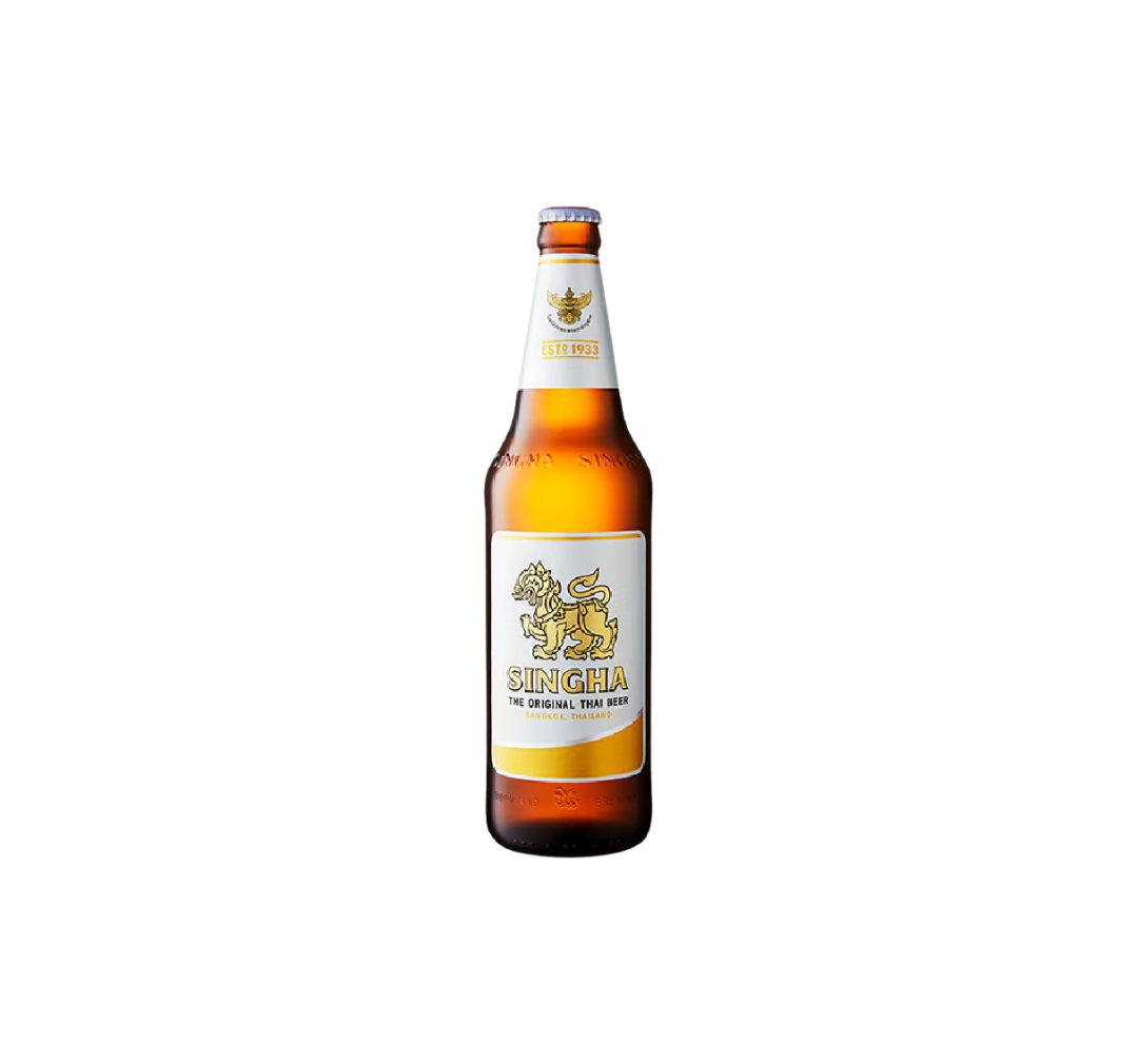 SINGHA LAGER BEER   (ដប) 330ml